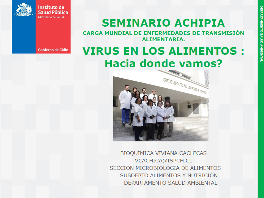 Viviana Cachicas, ISP - Virus en los Alimentos_Hacia donde vamos