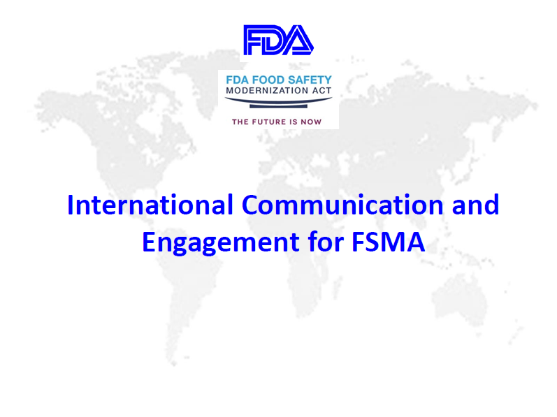 5. FSMA International Engagement -CL-ENG