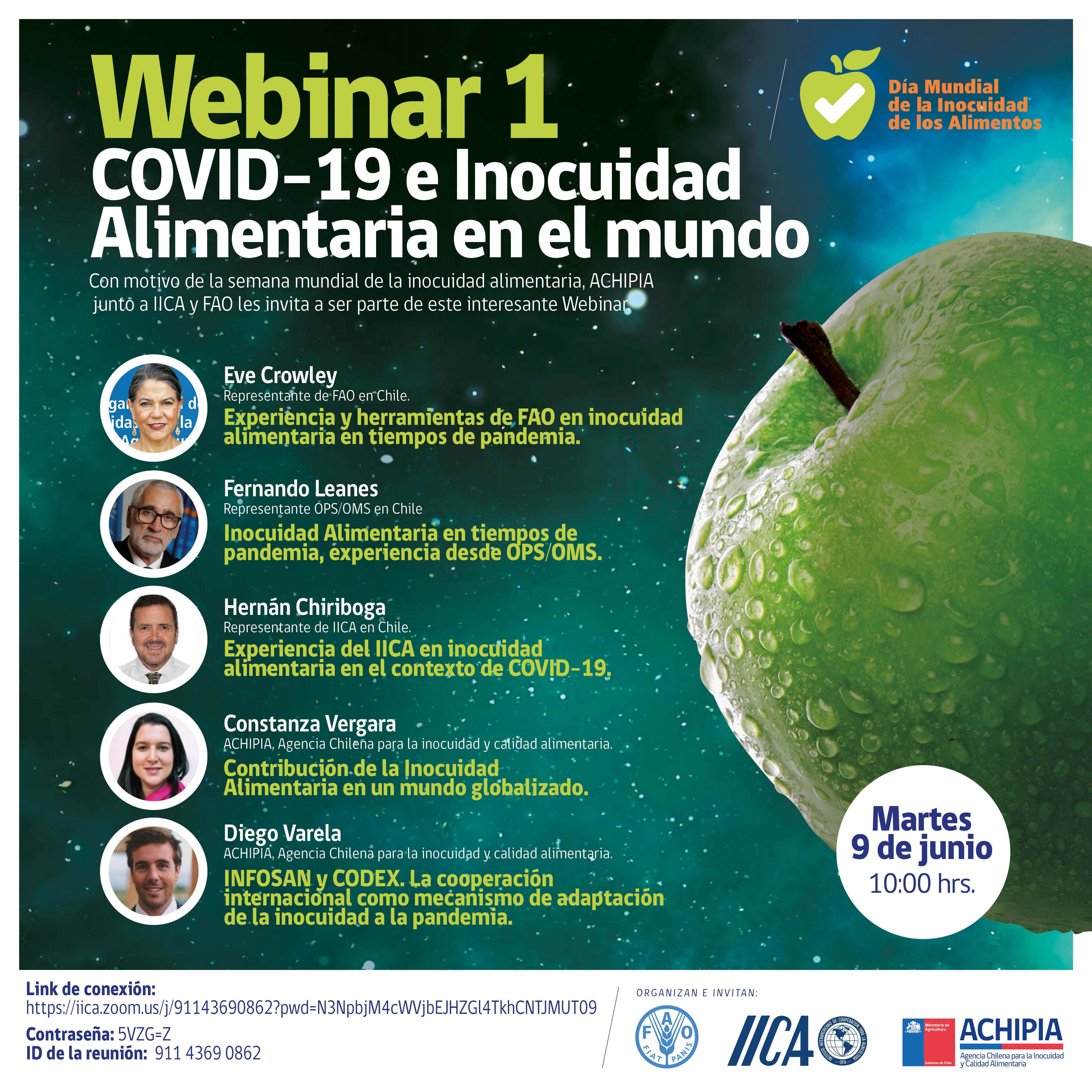 Post WEBINAR 1 Covid-19 e inocuidad en el mundo